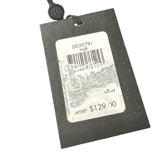 DKNY Navy Blue Puff Sleeve Dress Size 10 NWT Elegant Sheath Style - Picture 9 of 11